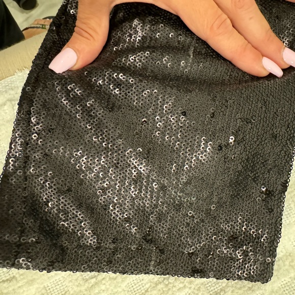 Sexy Free People Black Sequin Racerback, Spaghetti Strap Jumpsuit, Medium - NWOT - Picture 9 of 11